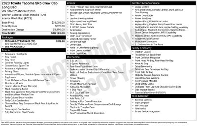 2023 Toyota Tacoma SR5 V6