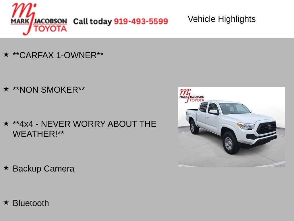 2023 Toyota Tacoma SR V6