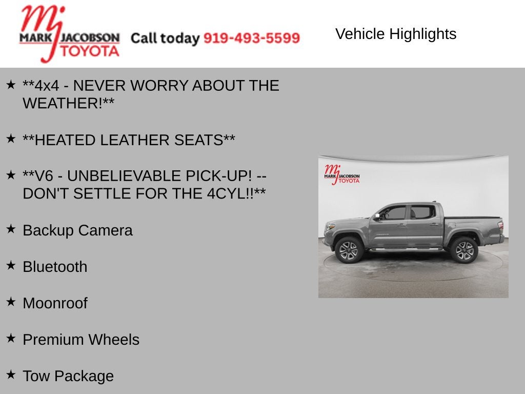 2016 Toyota Tacoma Limited V6