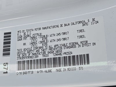 2024 Toyota Tacoma SR5