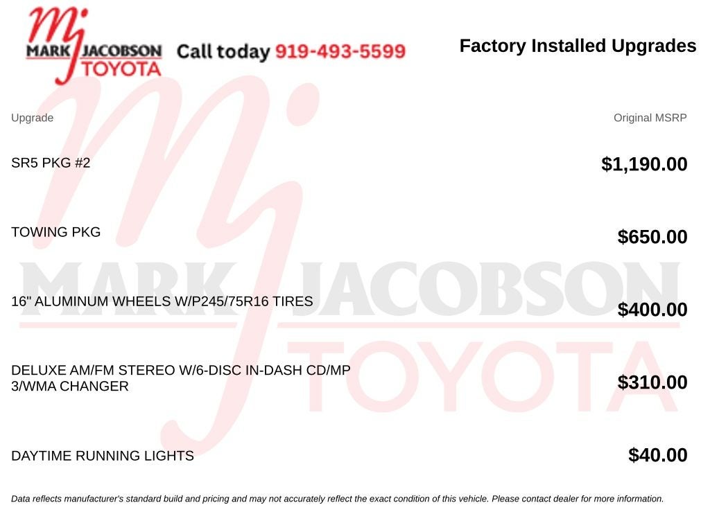 2011 Toyota Tacoma Base V6