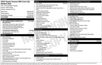 2023 Toyota Tacoma SR5 V6