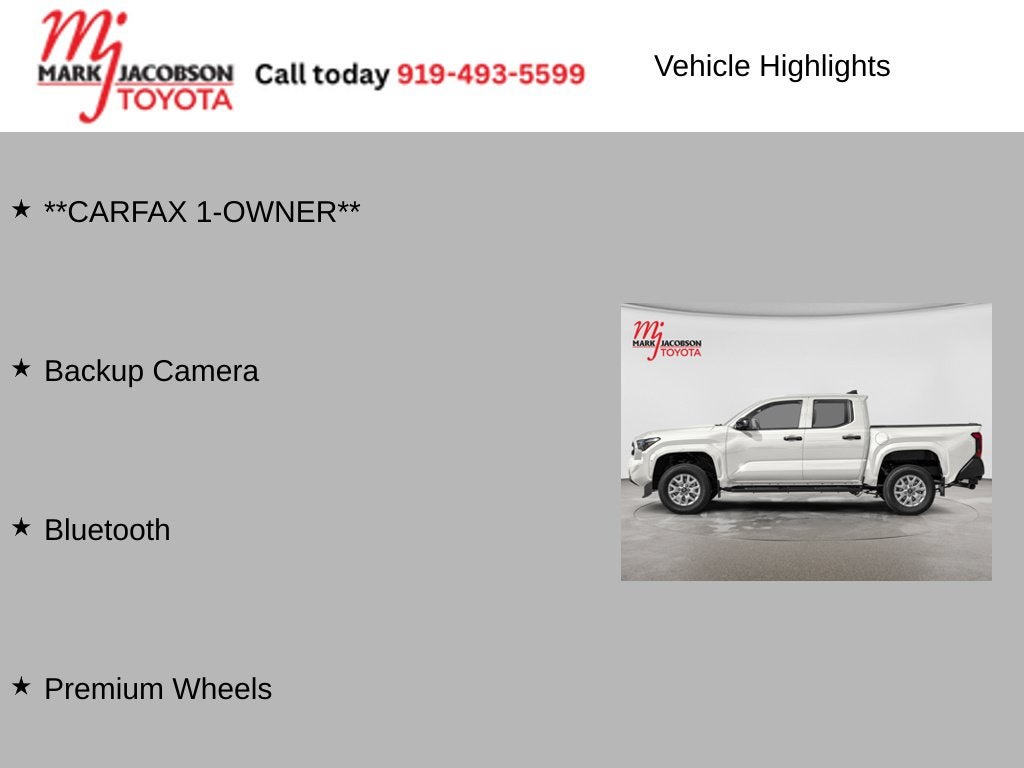 2025 Toyota Tacoma SR