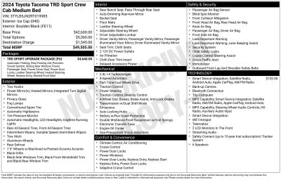 2024 Toyota Tacoma TRD Sport