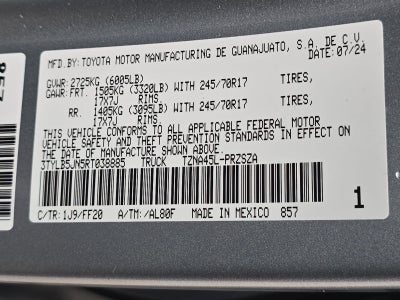 2024 Toyota Tacoma SR5