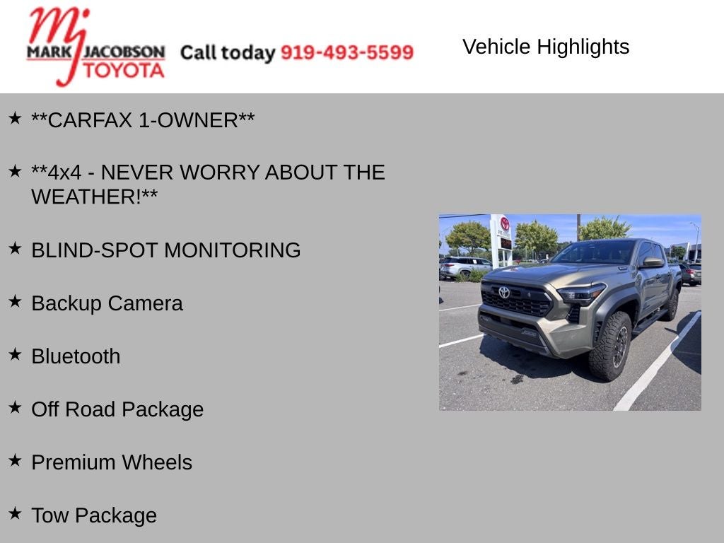 2025 Toyota Tacoma Hybrid TRD Off Road