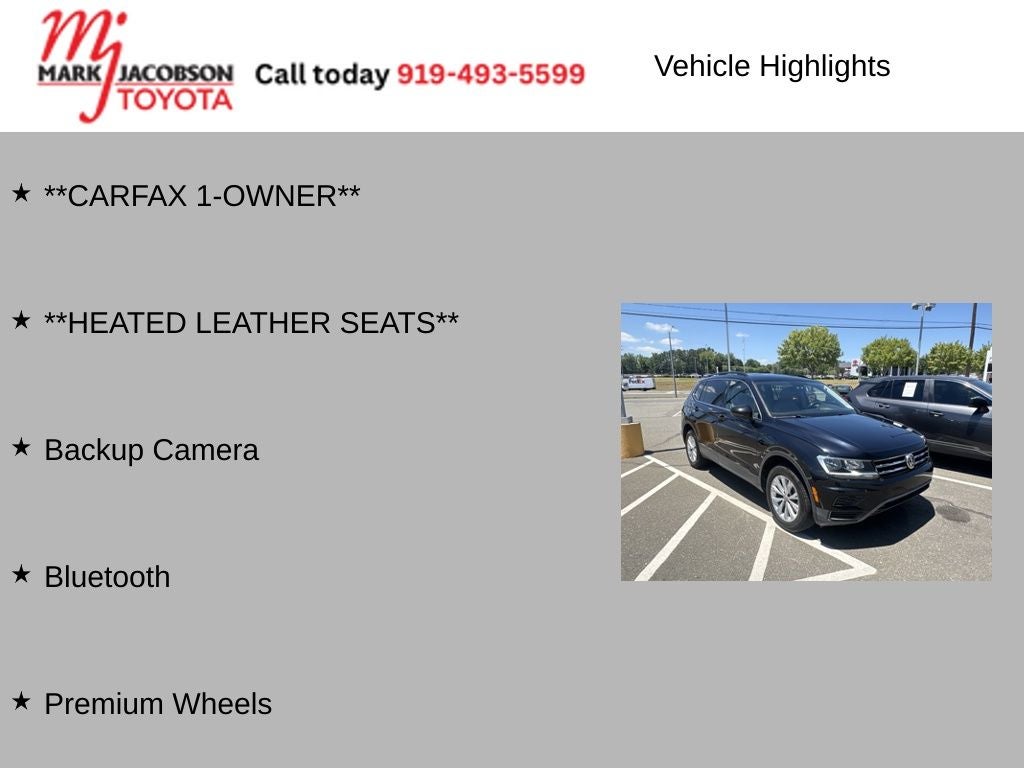2019 Volkswagen Tiguan 2.0T SE 4Motion
