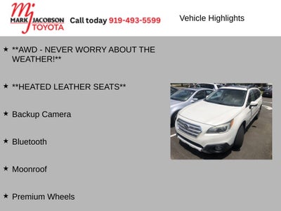 2016 Subaru Outback 2.5i Limited