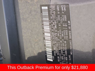 2022 Subaru Outback Premium