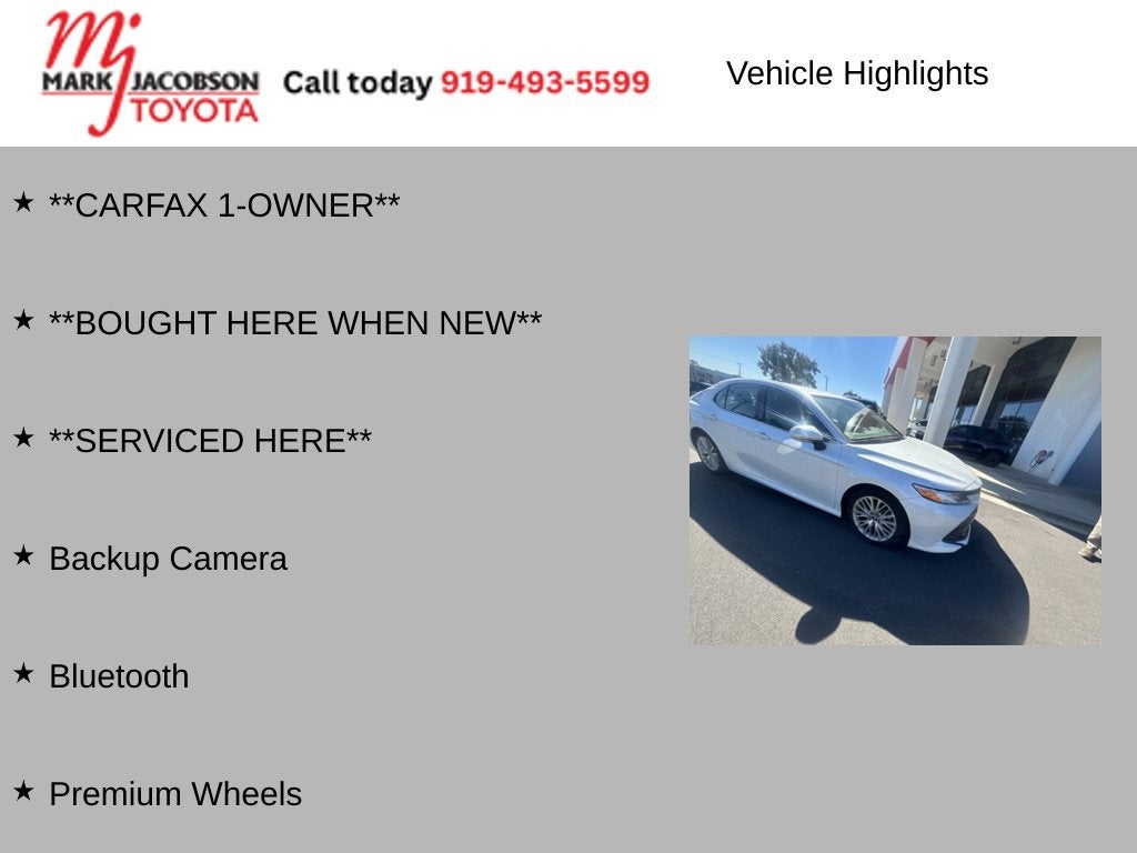 2019 Toyota Camry XLE