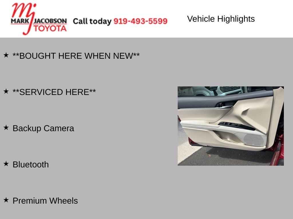 2019 Toyota Camry Hybrid LE