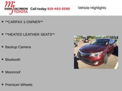 2015 Toyota Avalon Hybrid XLE Touring