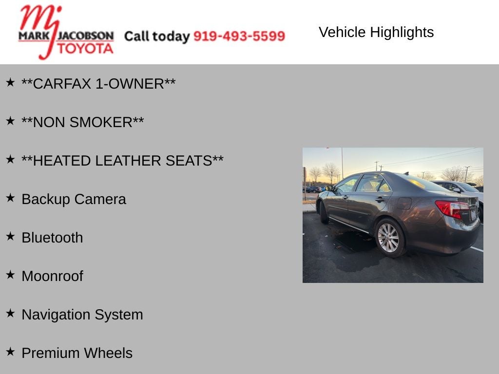 2013 Toyota Camry Hybrid XLE