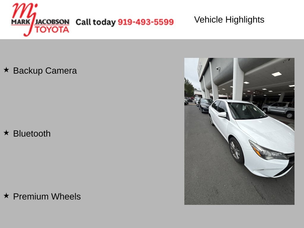 2015 Toyota Camry SE