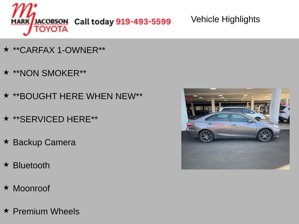 2017 Toyota Camry XSE