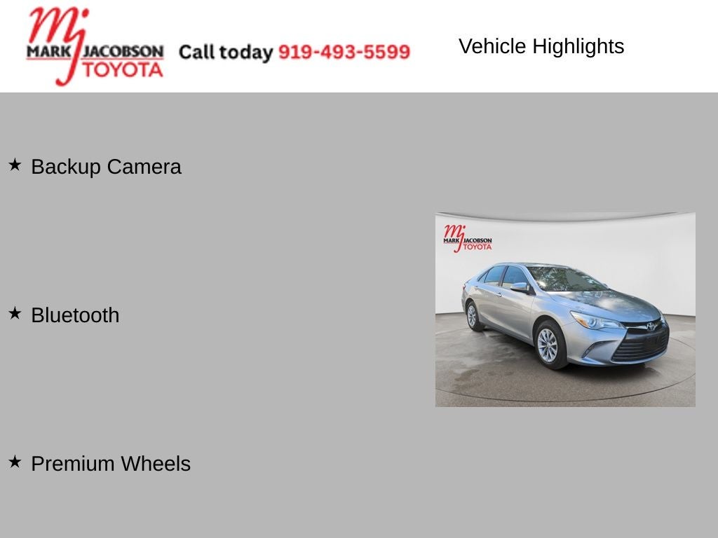 2017 Toyota Camry LE