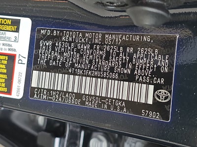 2017 Toyota Camry XLE