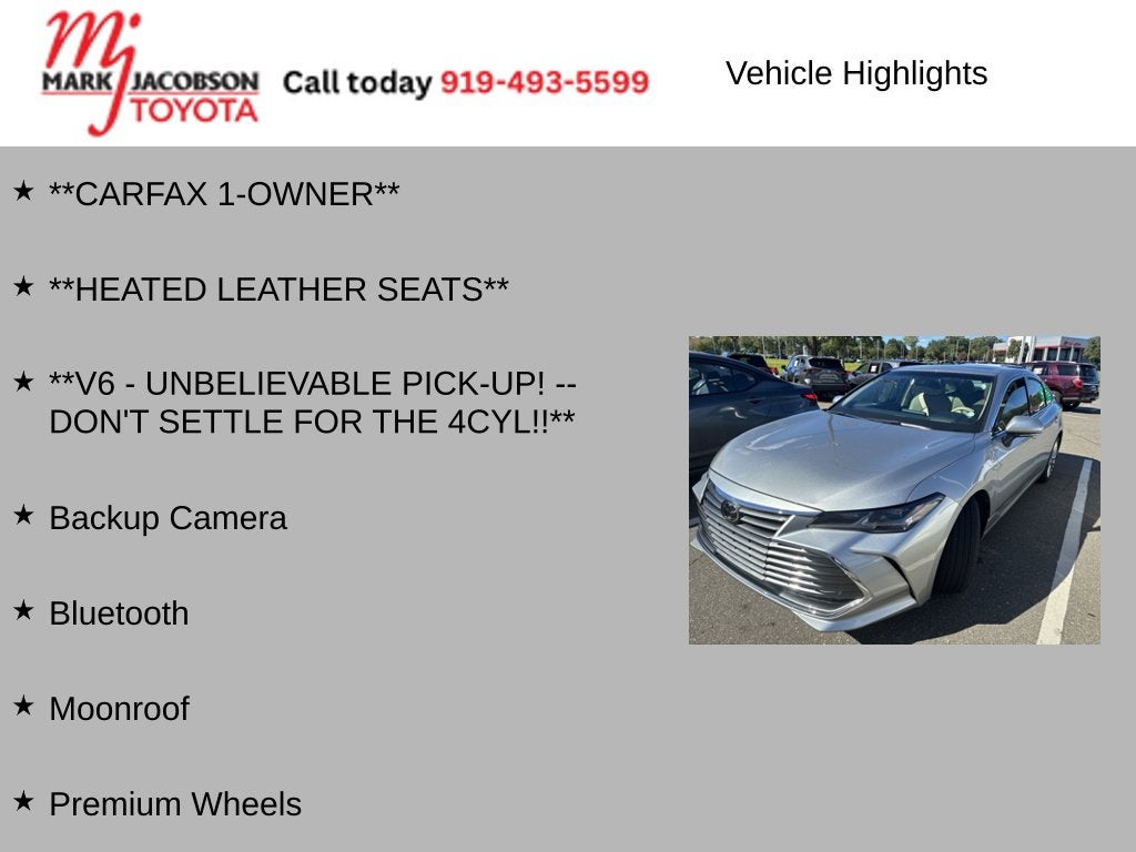 2019 Toyota Avalon Limited