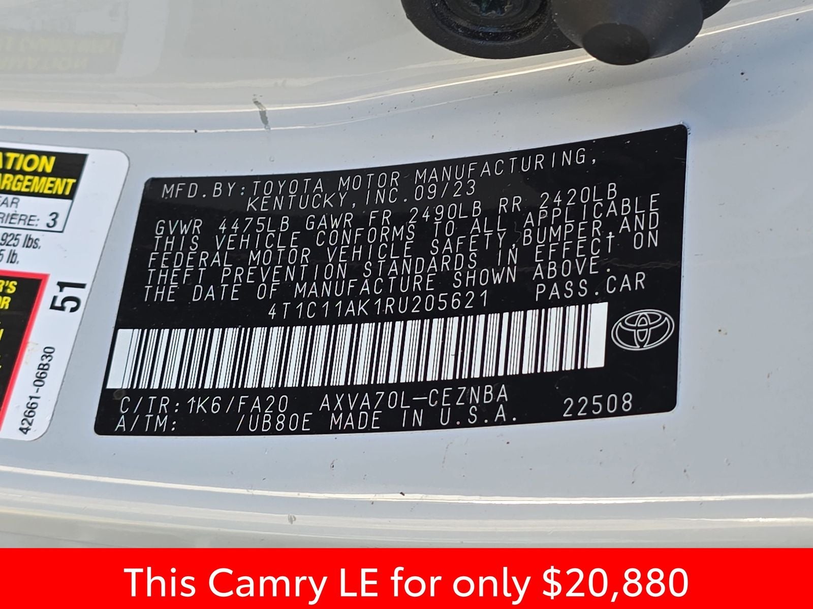 2024 Toyota Camry LE
