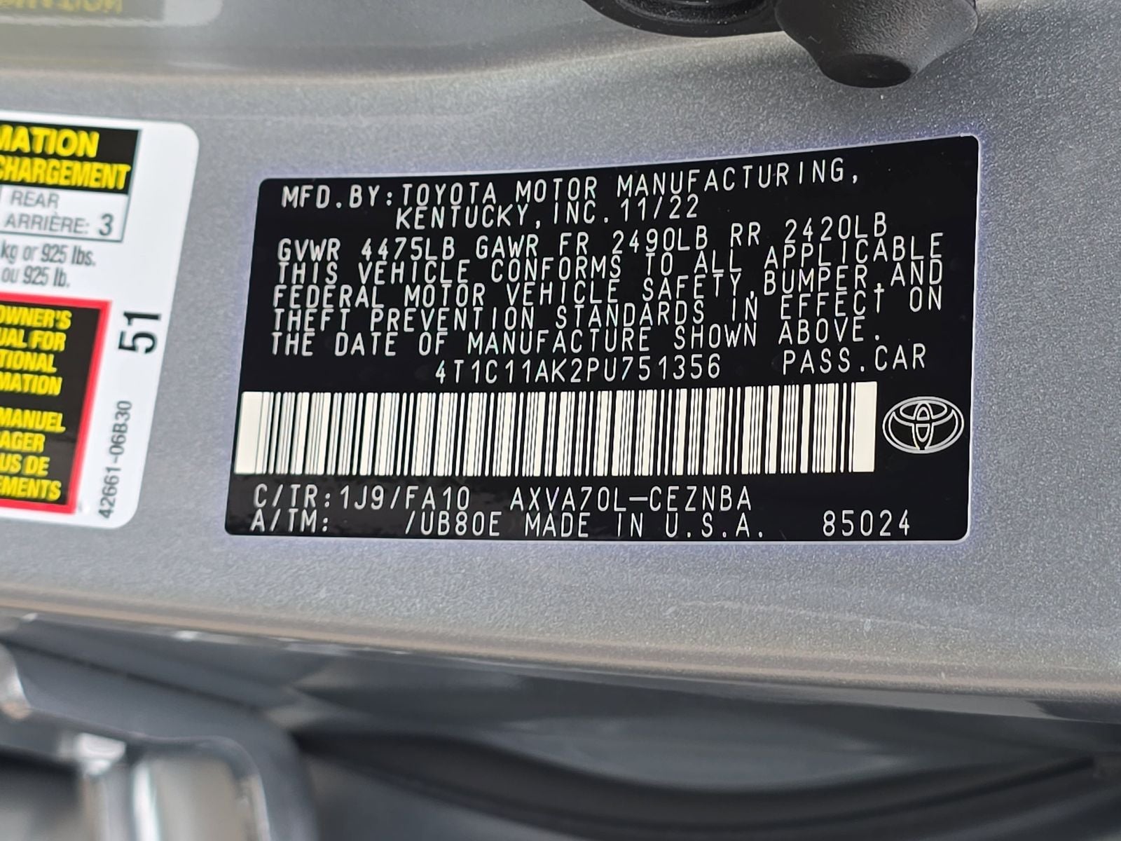 2023 Toyota Camry LE