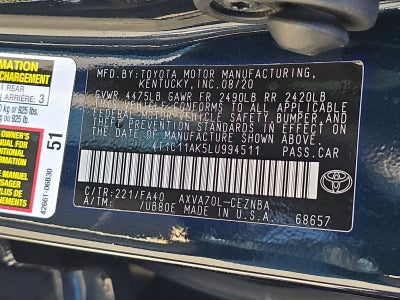 2020 Toyota Camry LE