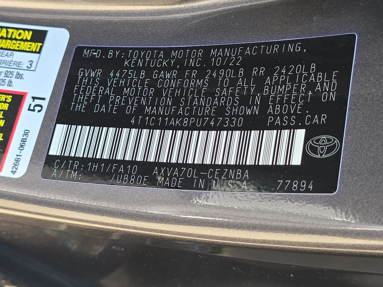 2023 Toyota Camry LE