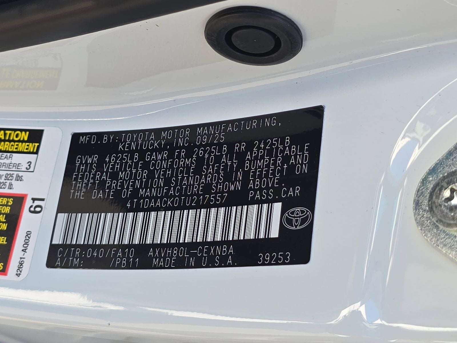 2026 Toyota Camry LE