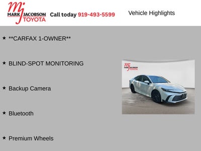 2025 Toyota Camry SE