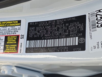 2025 Toyota Camry SE