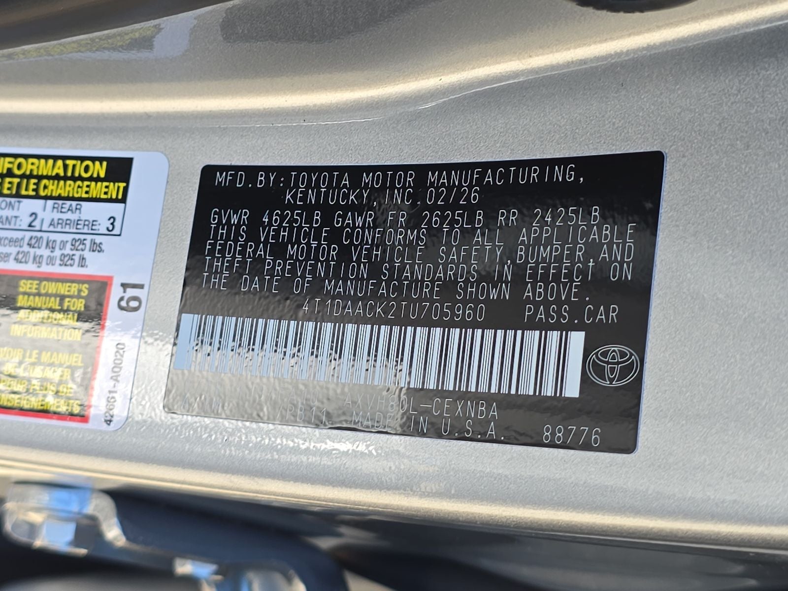 2026 Toyota Camry LE