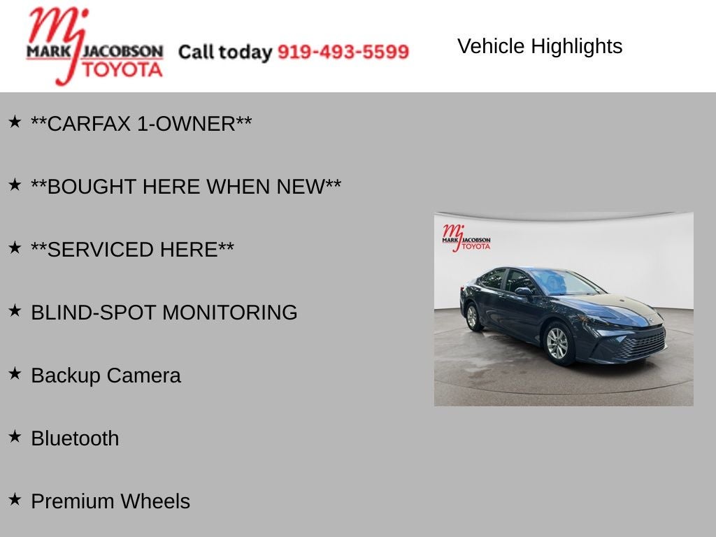 2025 Toyota Camry LE