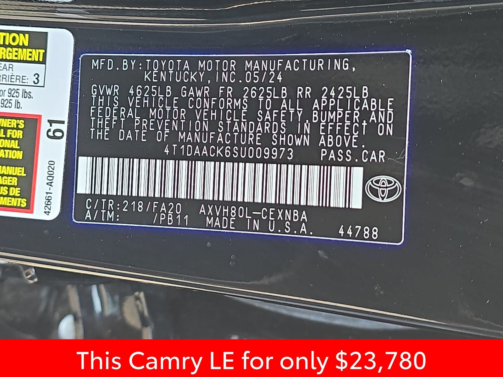 2025 Toyota Camry LE