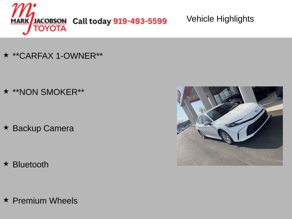 2025 Toyota Camry LE