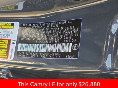 2025 Toyota Camry LE