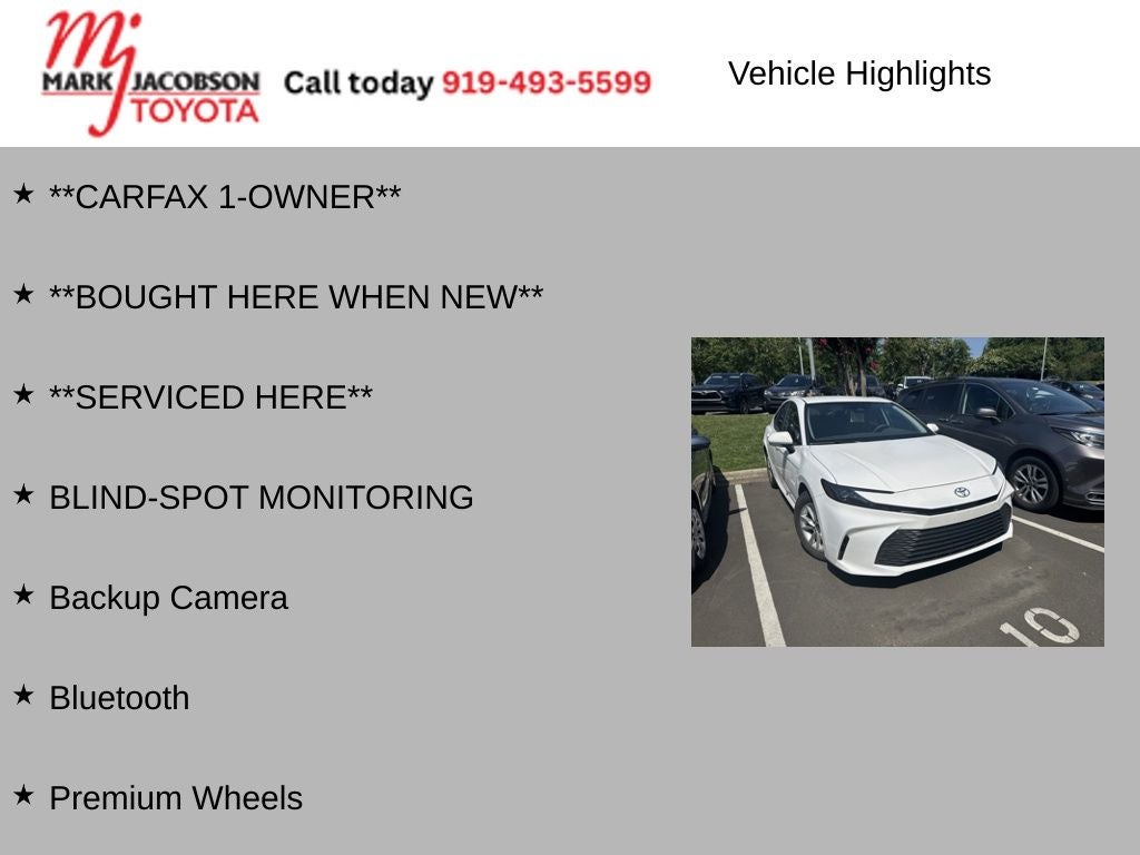 2025 Toyota Camry LE