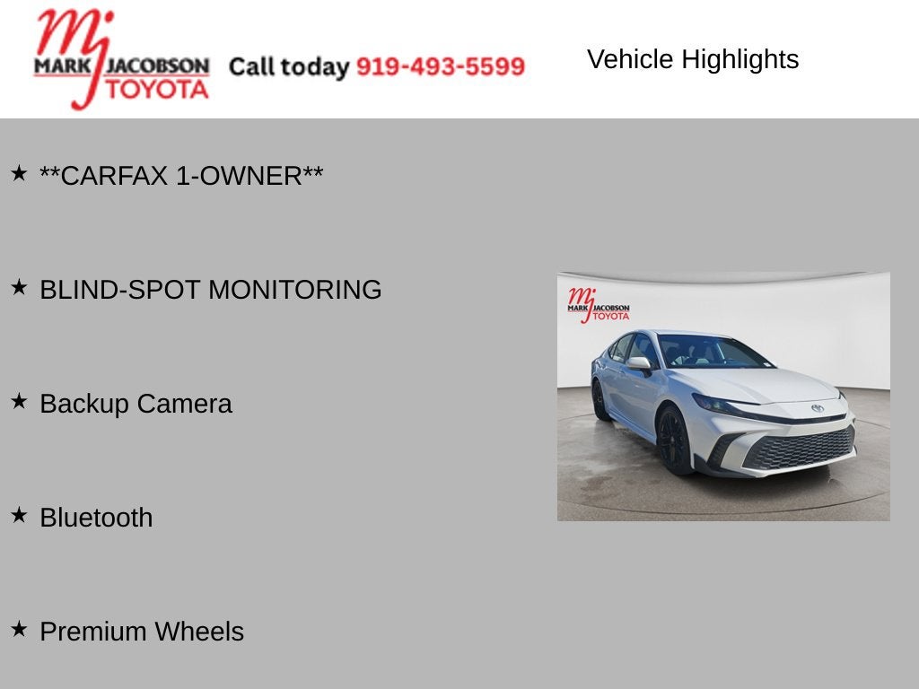 2025 Toyota Camry SE