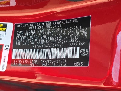 2025 Toyota Camry SE