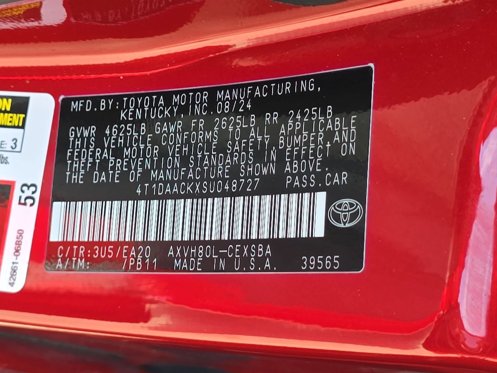 2025 Toyota Camry SE