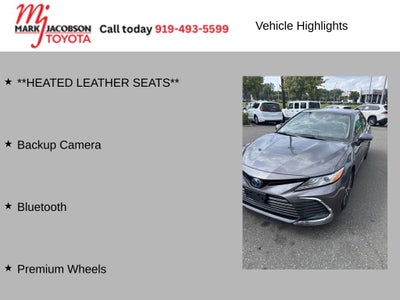 2023 Toyota Camry Hybrid XLE