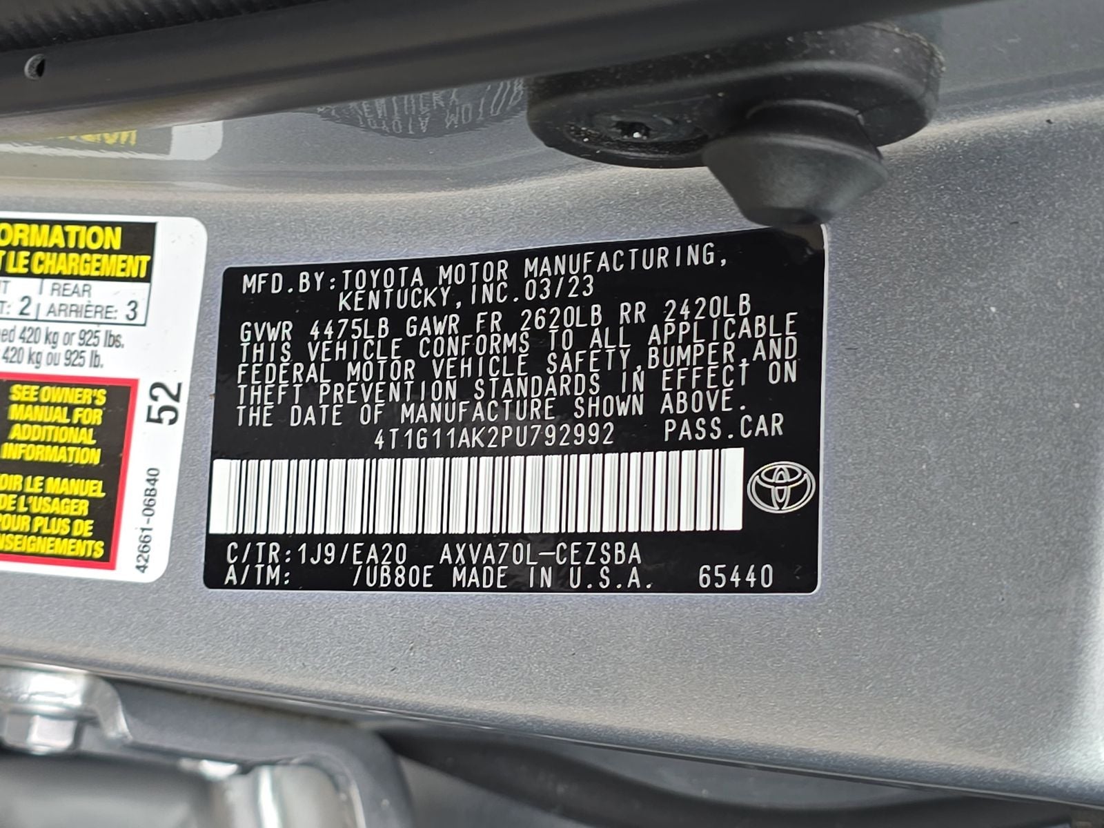 2023 Toyota Camry SE