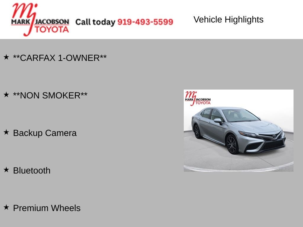 2023 Toyota Camry SE