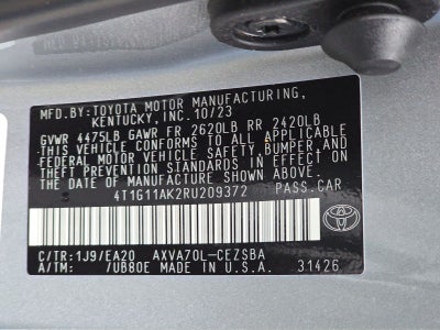 2024 Toyota Camry SE