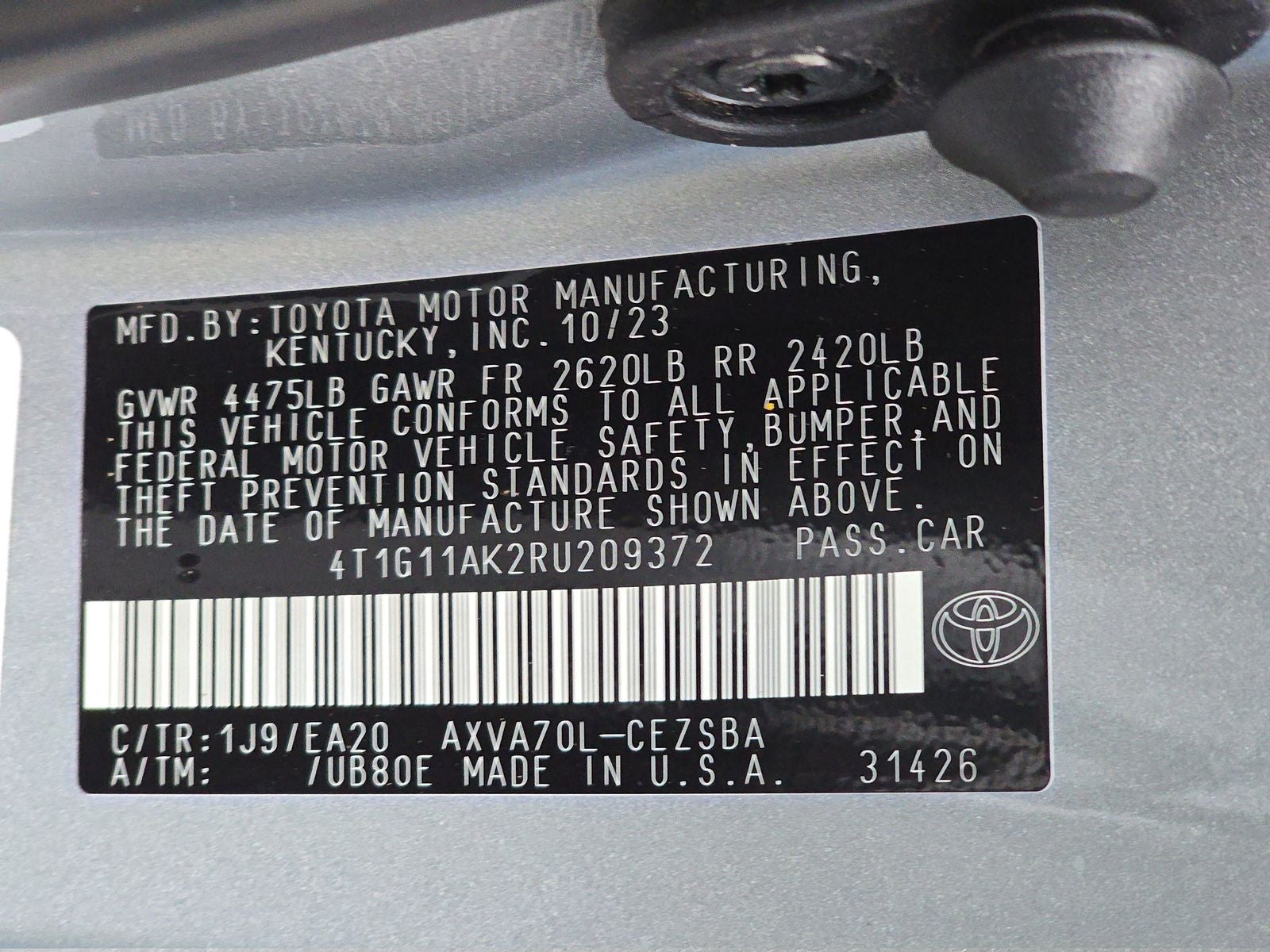 2024 Toyota Camry SE