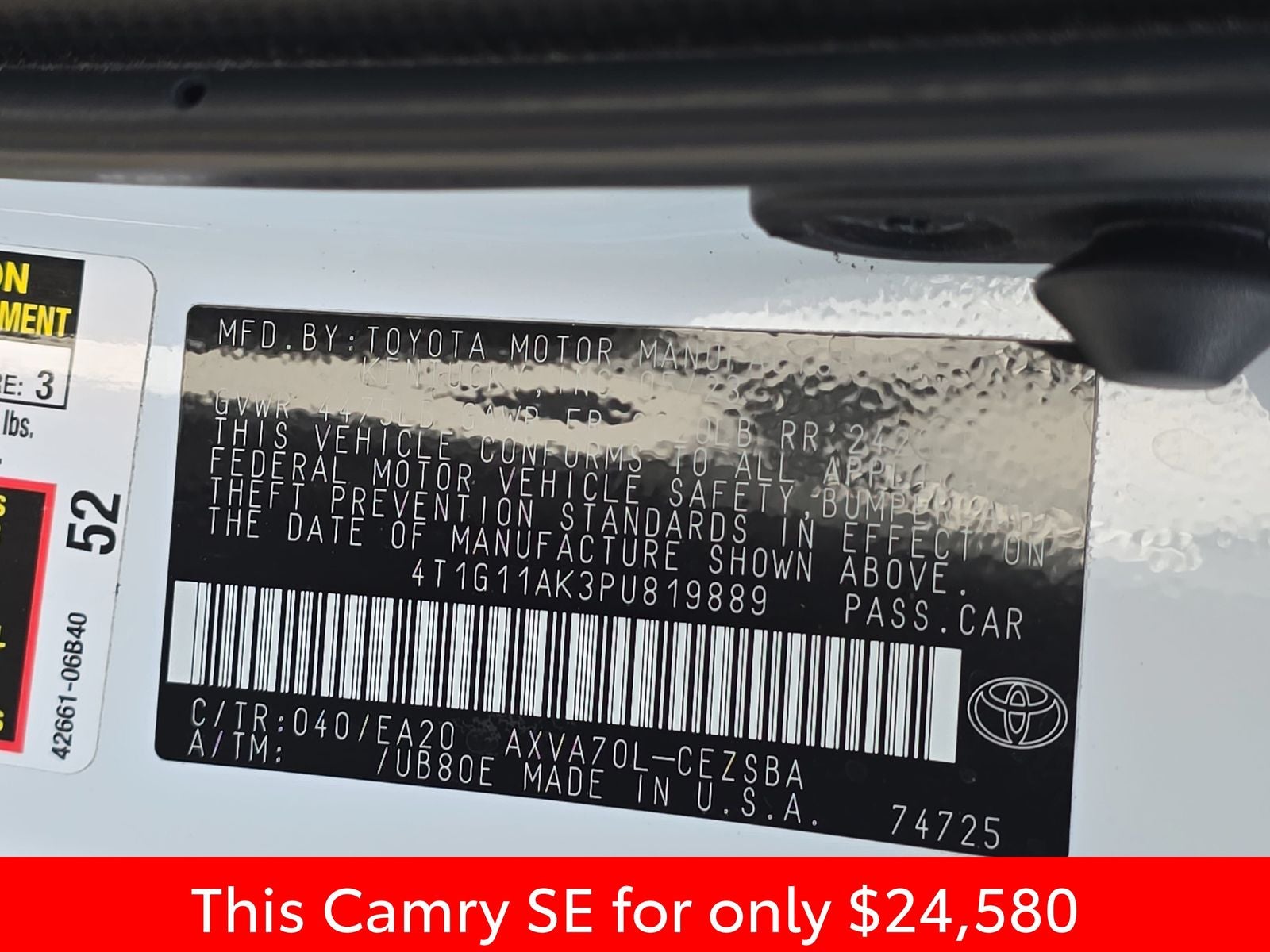 2023 Toyota Camry SE