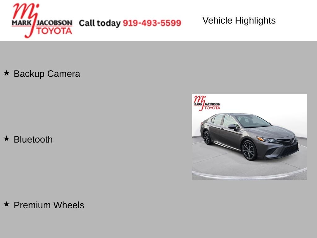 2020 Toyota Camry SE