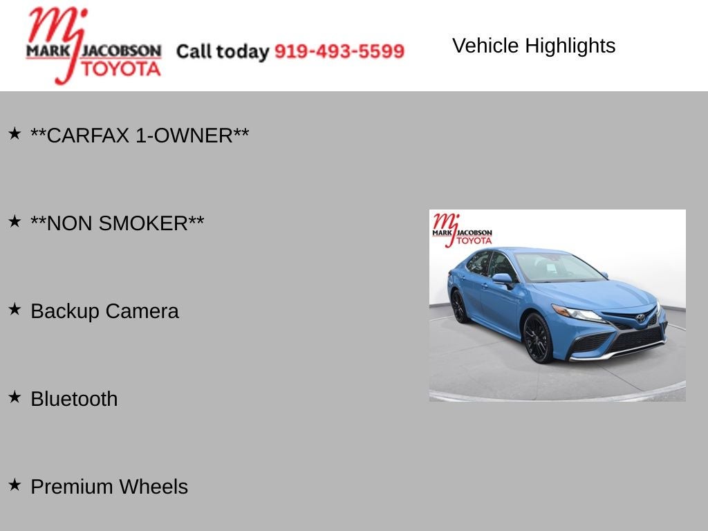 2024 Toyota Camry XSE