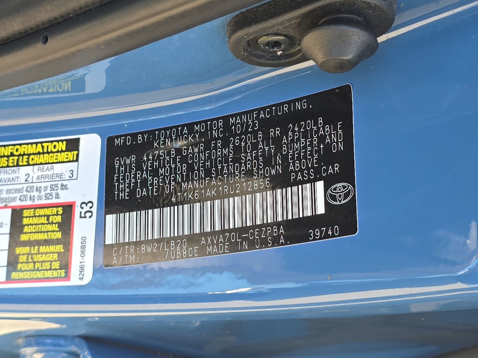 2024 Toyota Camry XSE