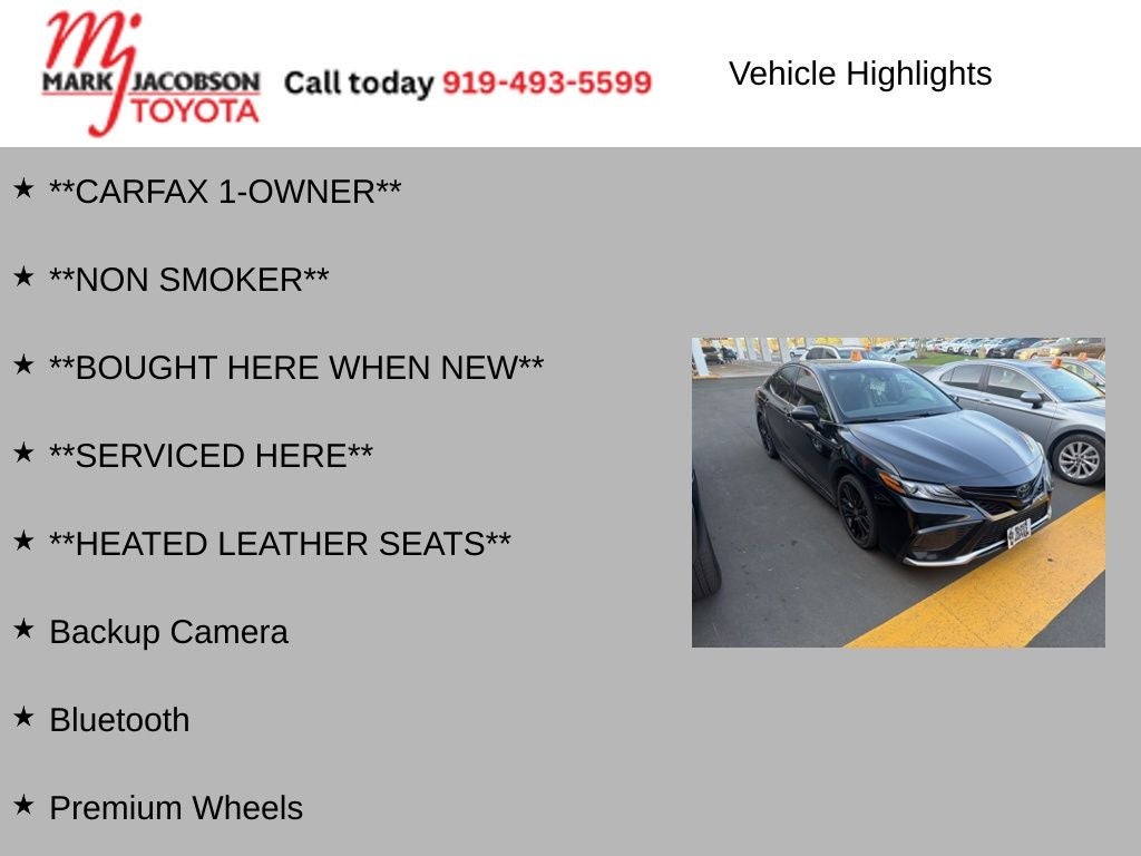 2024 Toyota Camry XSE