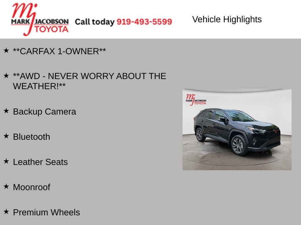 2025 Toyota RAV4 Hybrid XLE Premium