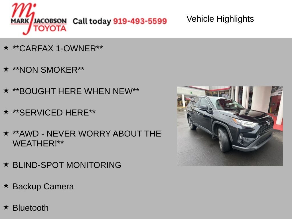 2022 Toyota RAV4 Hybrid XLE Premium